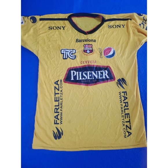 Barcelona B.S.C Primero Equador Jersey Shirt 2013 Soccer Futbol Men's Medium - Picture 14 of 16